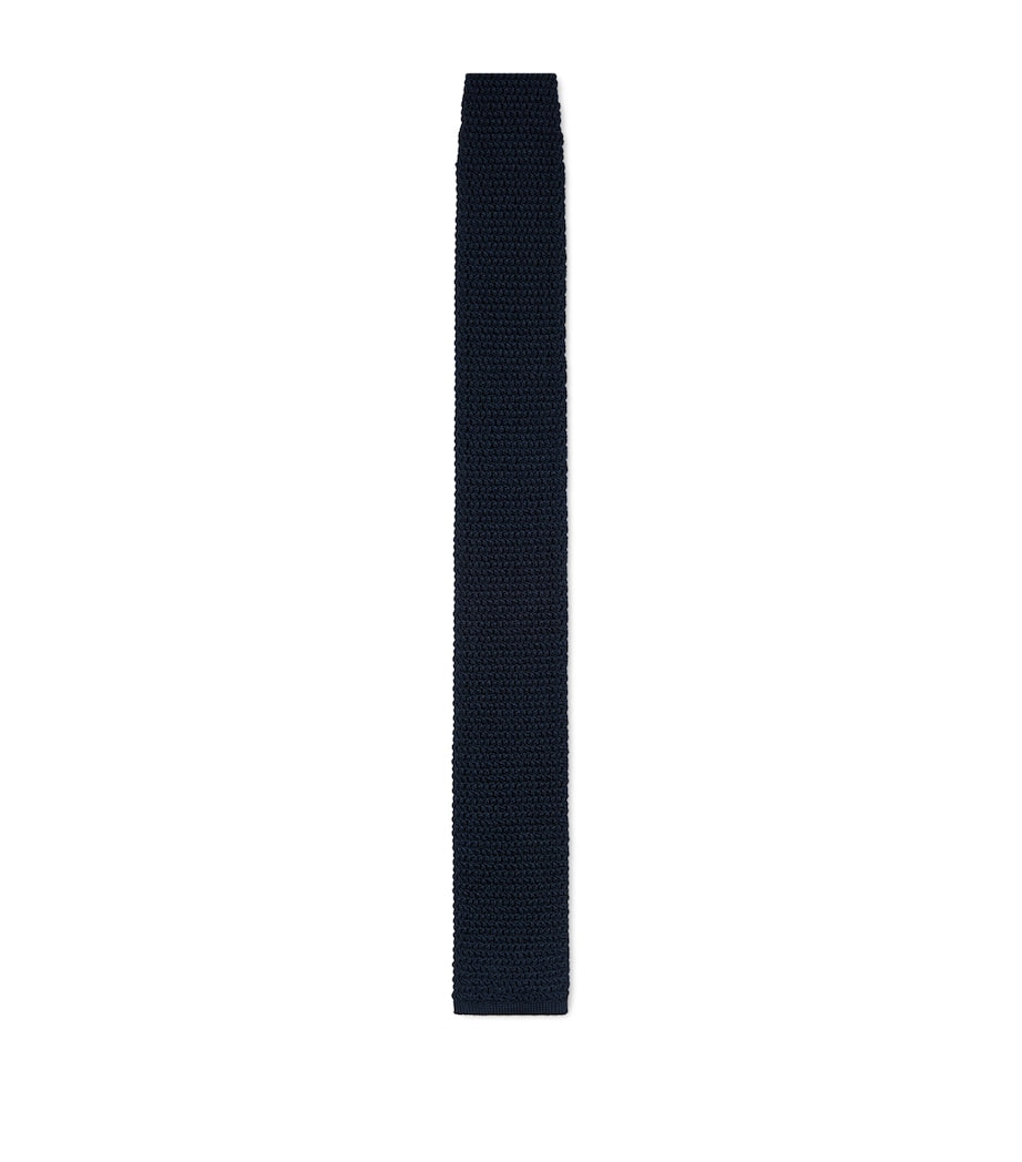TOM FORD formal silk knitted tie 7.5cm, UK version