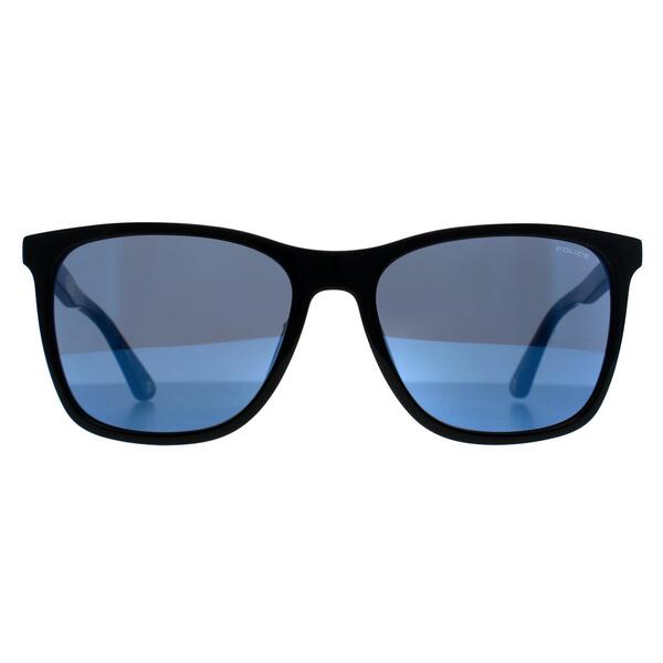 Police SPL872N Origins 1 Black Mirrored Men Sunglasses