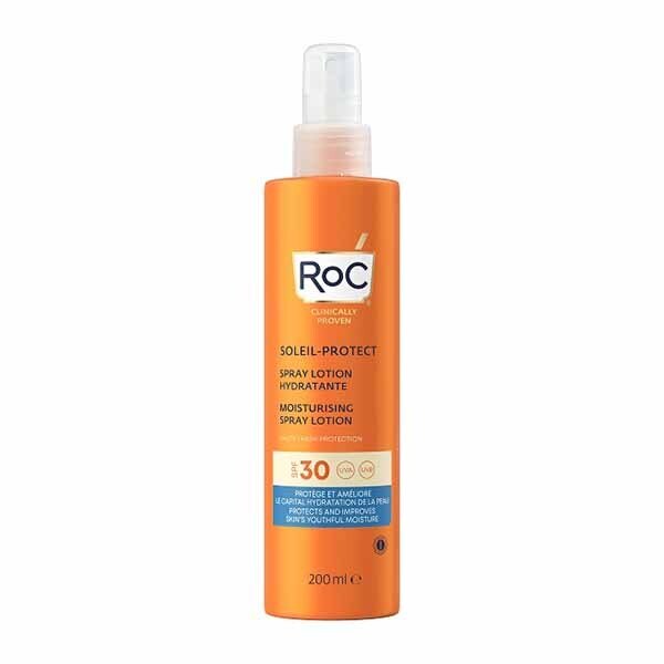 Roc Soleil-Protect Moisturising Spray Lotion Spf30 200ml GOODS Superdrug   