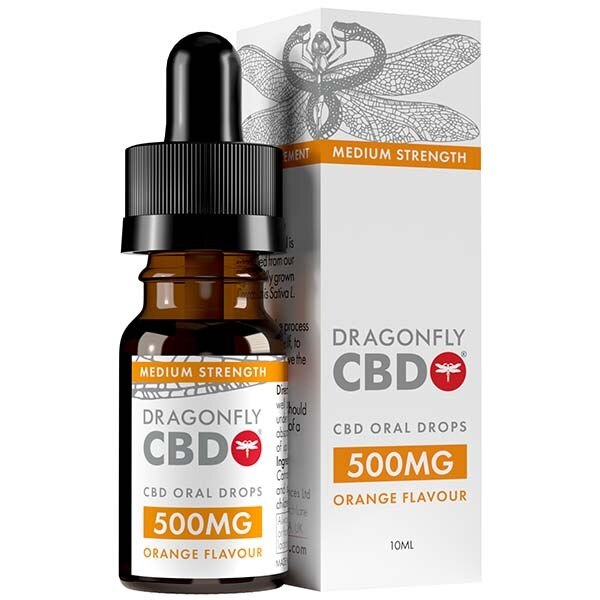 Dragonfly Cbd Oil Oral Drops - 500Mg - 10Ml Orange GOODS Superdrug   