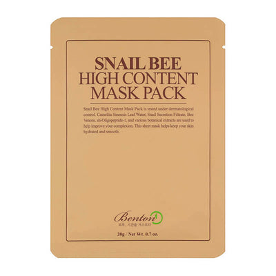 Superdrug Benton Snail Bee High Content Mask Pack 20g- Buy online at McGrocer