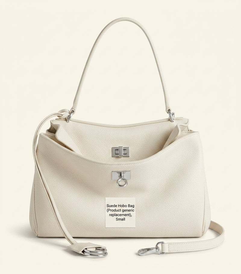 Balenciaga small suede Rodeo top-handle bag, imported from the UK