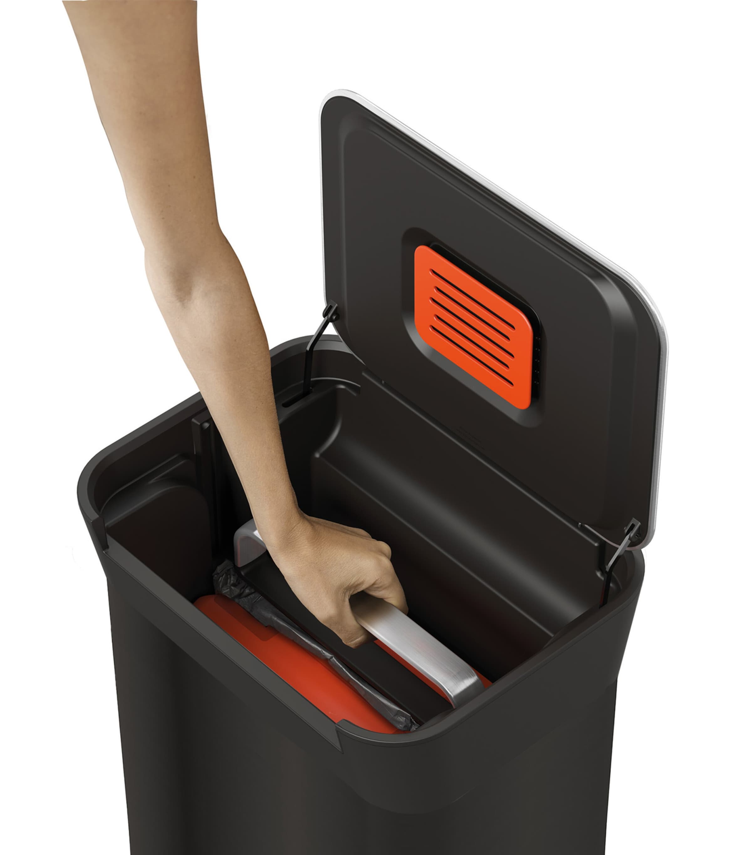 Joseph Joseph Titan waste compacting bin 30L, imported from the UK