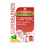 Twinings Superblends Turmeric 20 Tea Bags Teas Holland&Barrett   