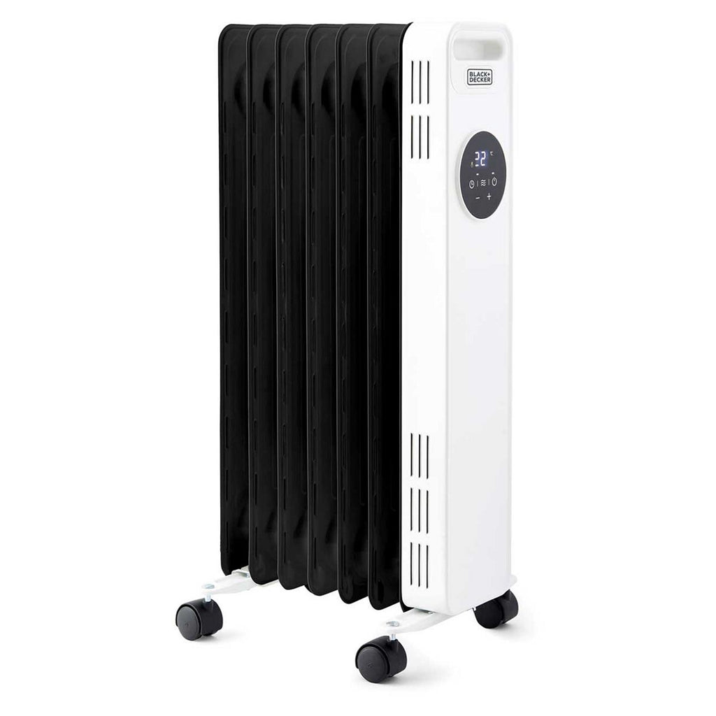 Black & Decker 1.5KW Digital Oil Filled Radiator with Remote Control