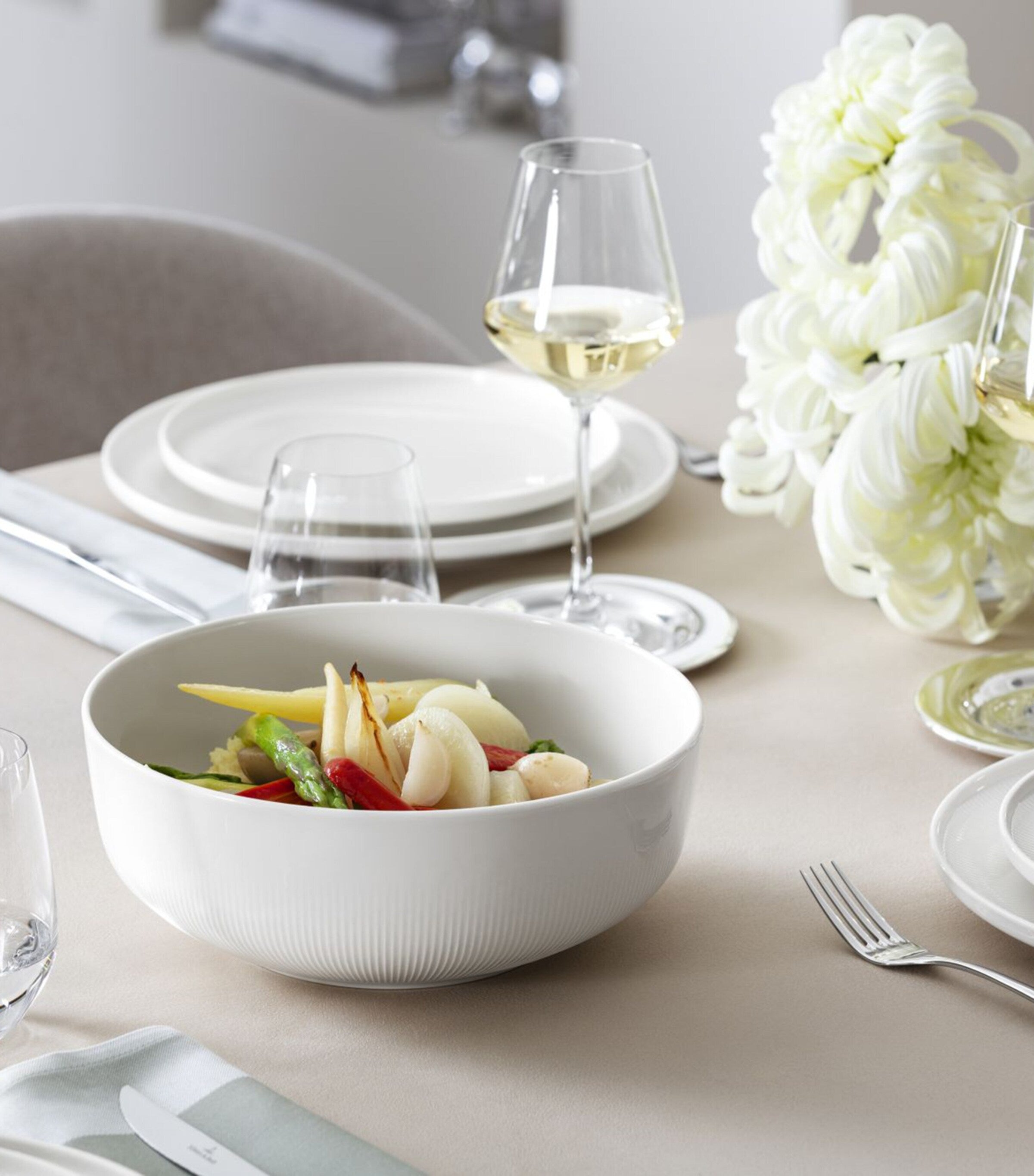 Villeroy & Boch porcelain Afina salad bowl 24cm (British brand)
