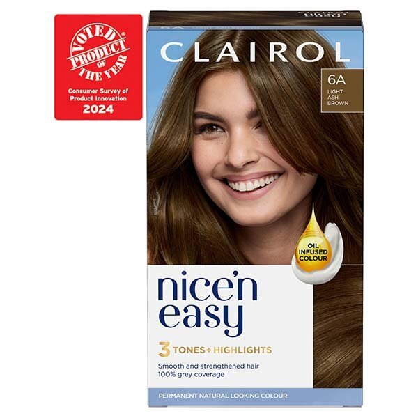 Clairol Nice'n Easy Hair Dye SB1 Ultra Light Beach Blonde GOODS Superdrug 6A Light Ash Brown  