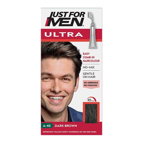 Just For Men Ultra Hair Colour  A45 Dark Brown GOODS Superdrug   