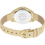 Just Cavalli beige ladies watch with leather strap - British product