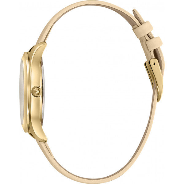 Just Cavalli beige ladies watch with leather strap - British product