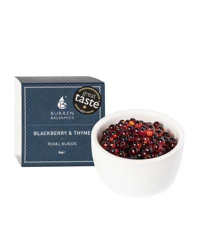 Burren Balsamic Brombeere und Thymian-infundierte Balsamico-Essig-Perlen-Kaviar 50g