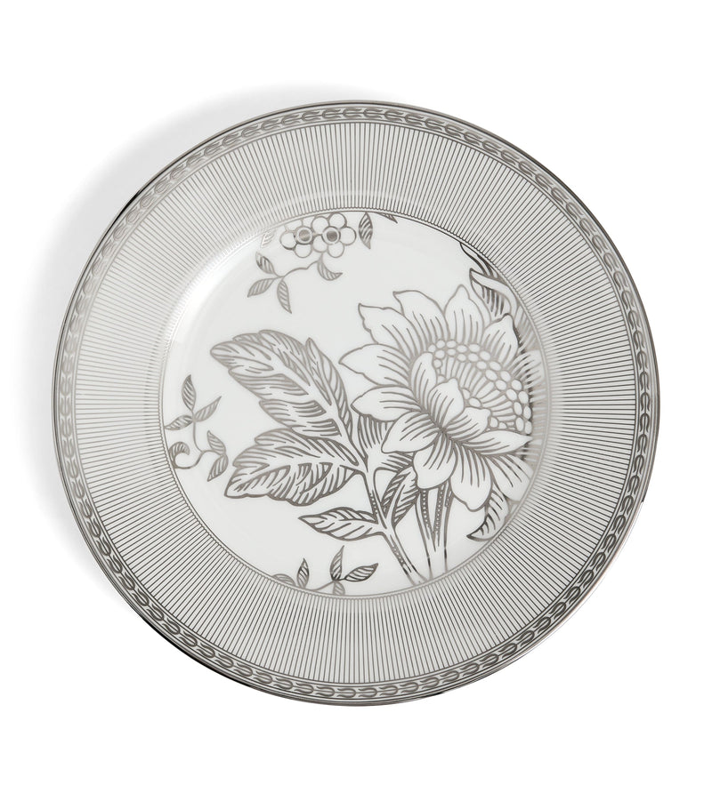 Wedgwood bone china Silver Tonquin plate 20cm (British brand)