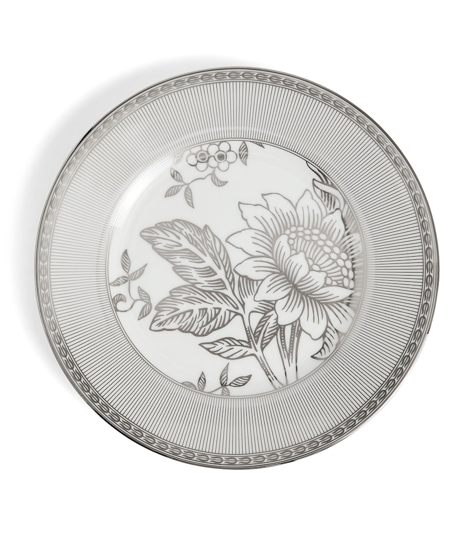 Wedgwood bone china Silver Tonquin plate 20cm (British brand)