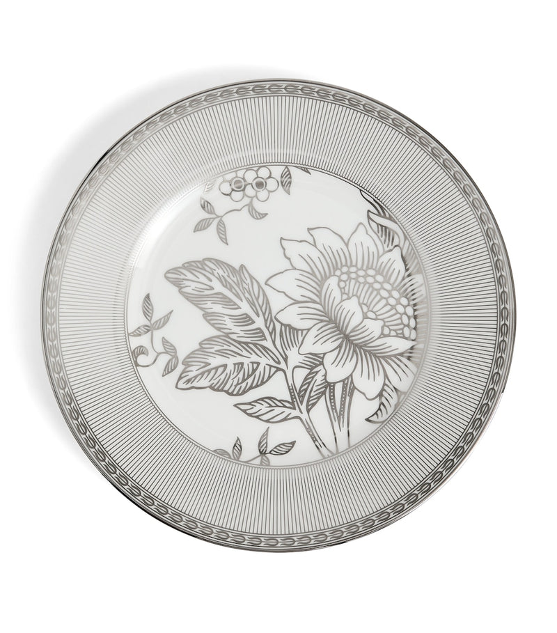Wedgwood bone china Silver Tonquin plate 20cm (British brand)
