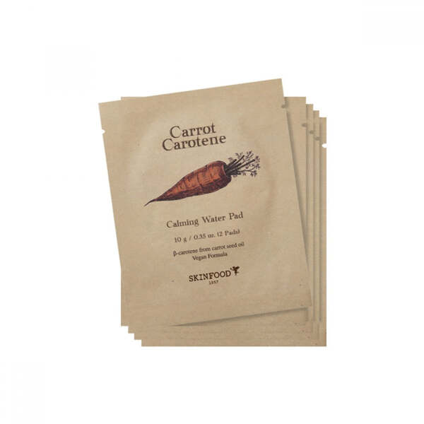 SKINFOOD carrot carotene calming water pad - British product