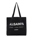 AllSaints Underground organic cotton tote bag, imported from the UK