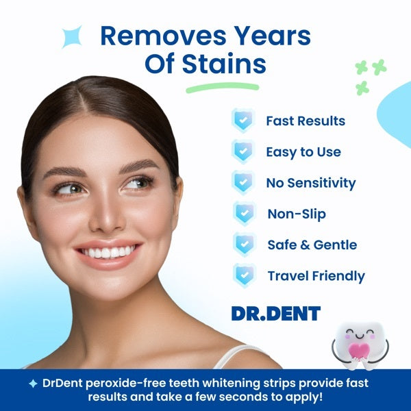 DR.DENT Professional Whitening Strips 42 strips, UK version
