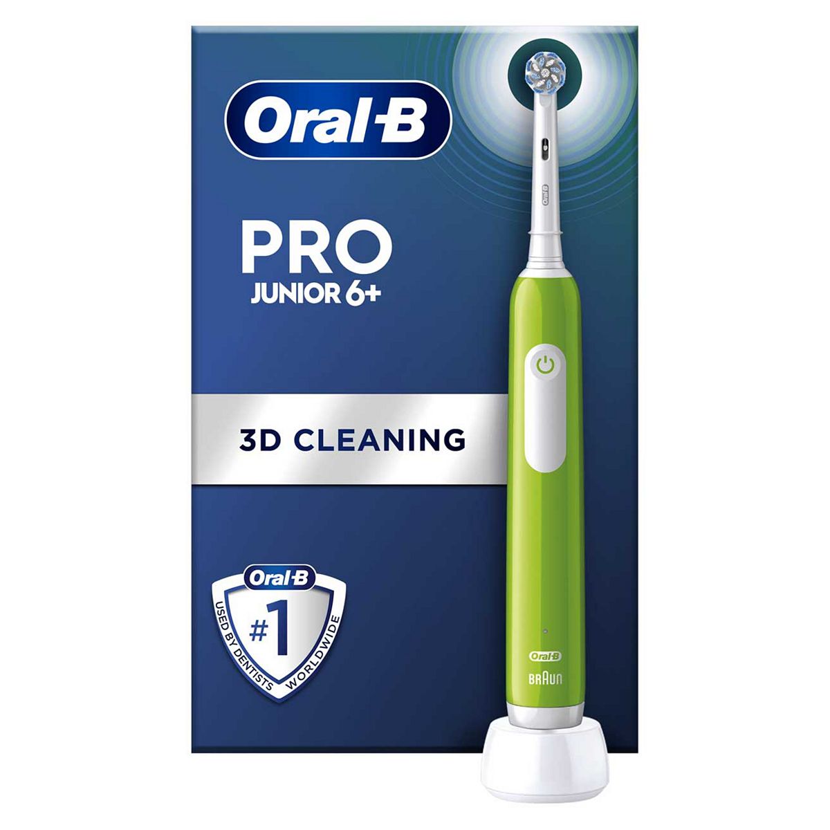 Oral-B Electric Toothbrush Junior +6 Years Green GOODS Boots   