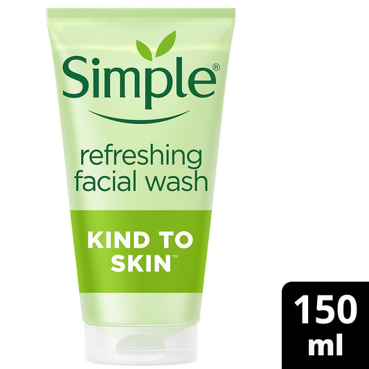 Simple Kind to Skin Refreshing Facial Wash Gel 150 ml Make Up & Beauty Accessories Boots   
