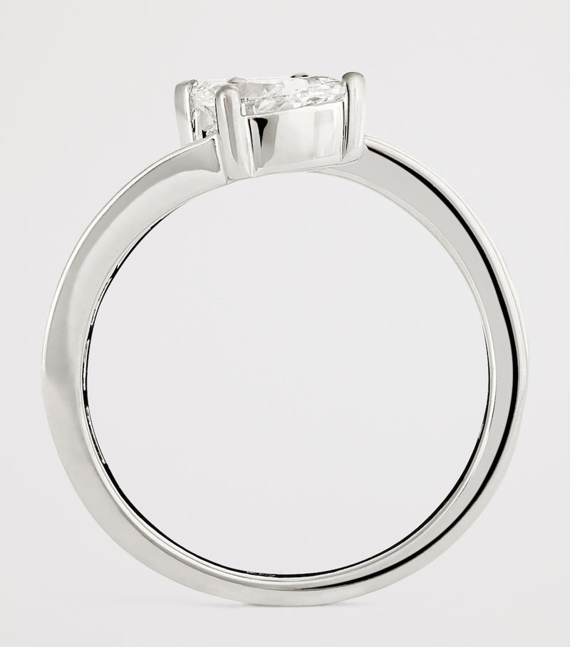 Anita Ko Saturn ring 18kt white gold diamond - British product