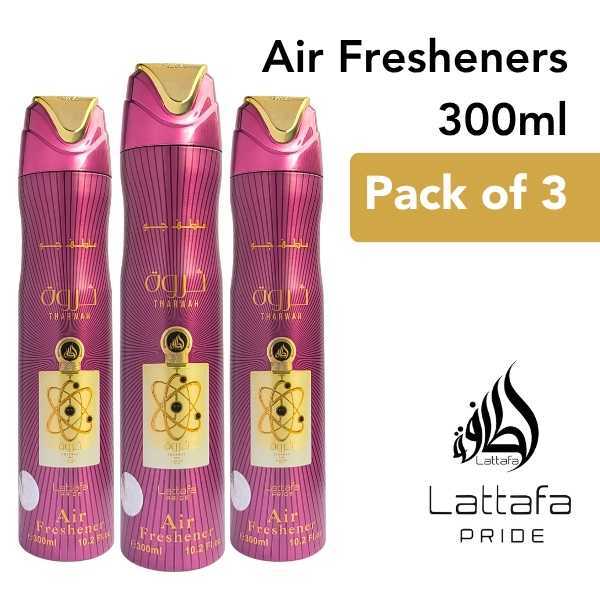 Lattafa Tharwah Gold air freshener 300ml - British product