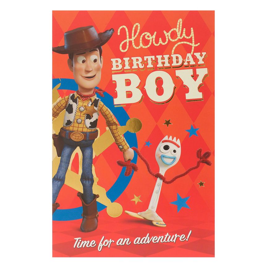 Disney Toy Story Birthday Card General Household ASDA   