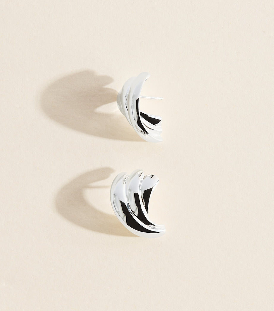 LIÉ STUDIO sterling silver Magda earrings - British product
