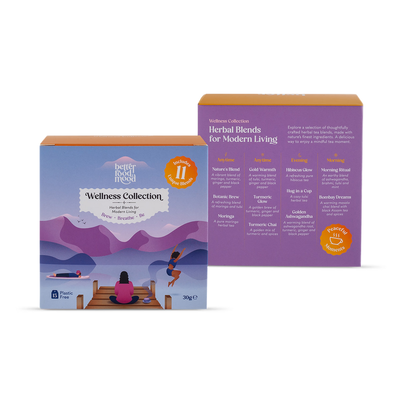 Wellness Collection Box herbal tea 15 bags assorted, UK version