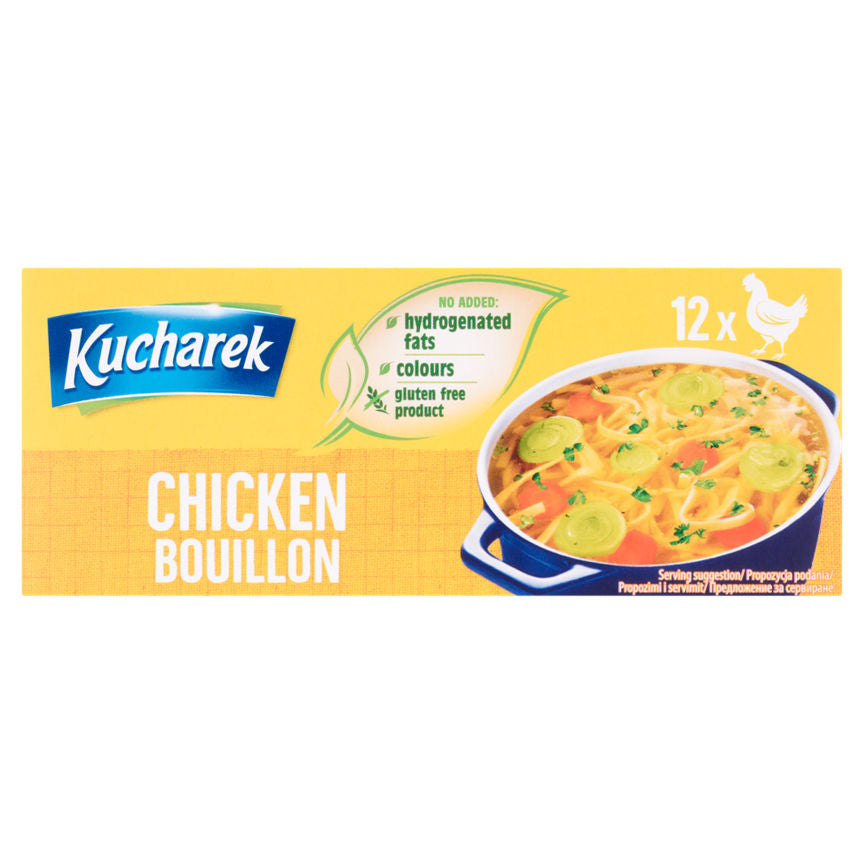 Kucharek Chicken Bouillon 12 x 10g (120g) GOODS ASDA   