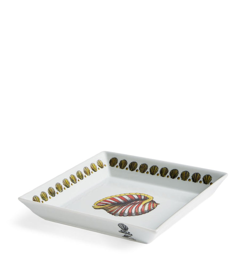 Fornasetti Giro di Conchiglie shell decorative plate 20cm, imported from the UK