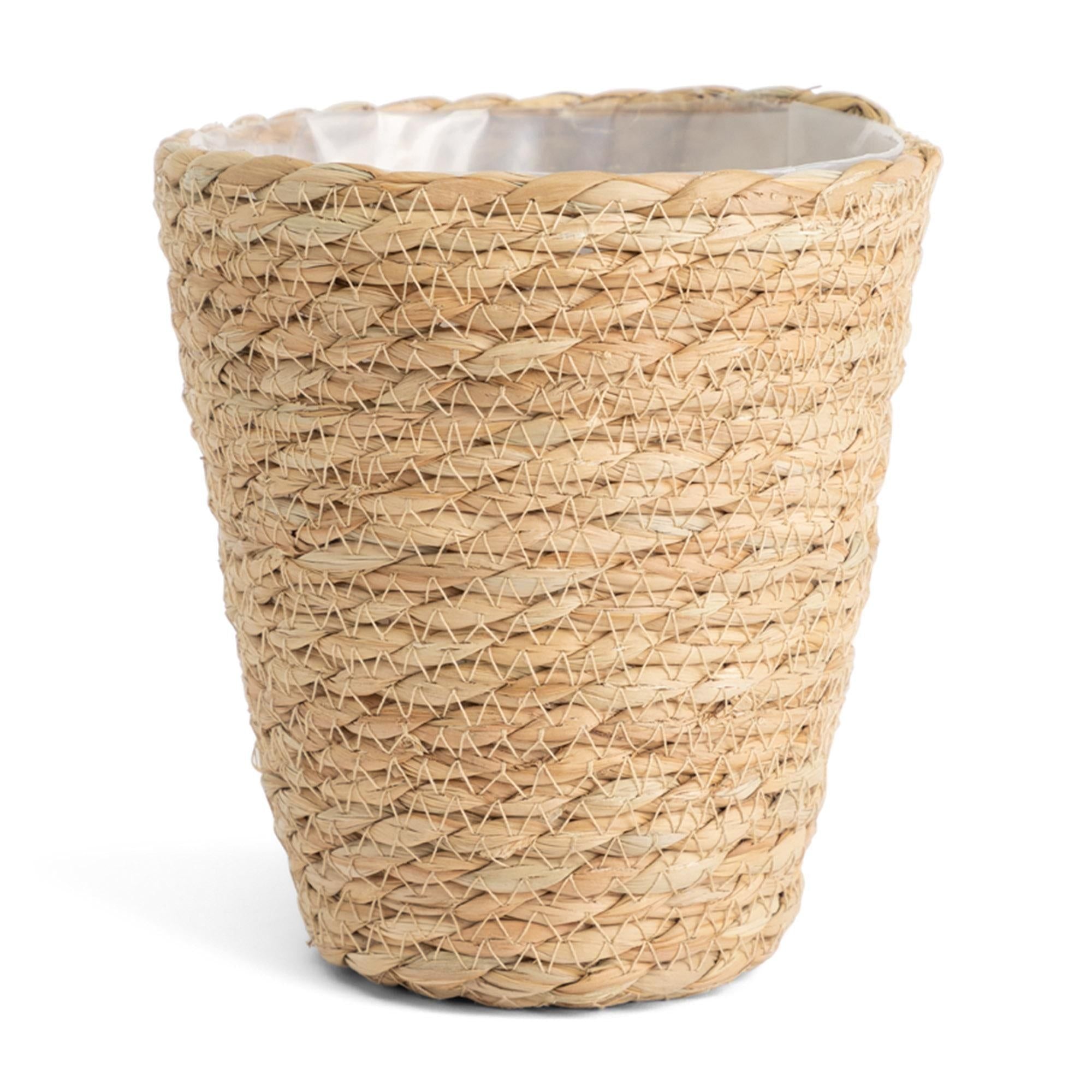 Habitat Large Natural Woven Planter GOODS Sainsburys   