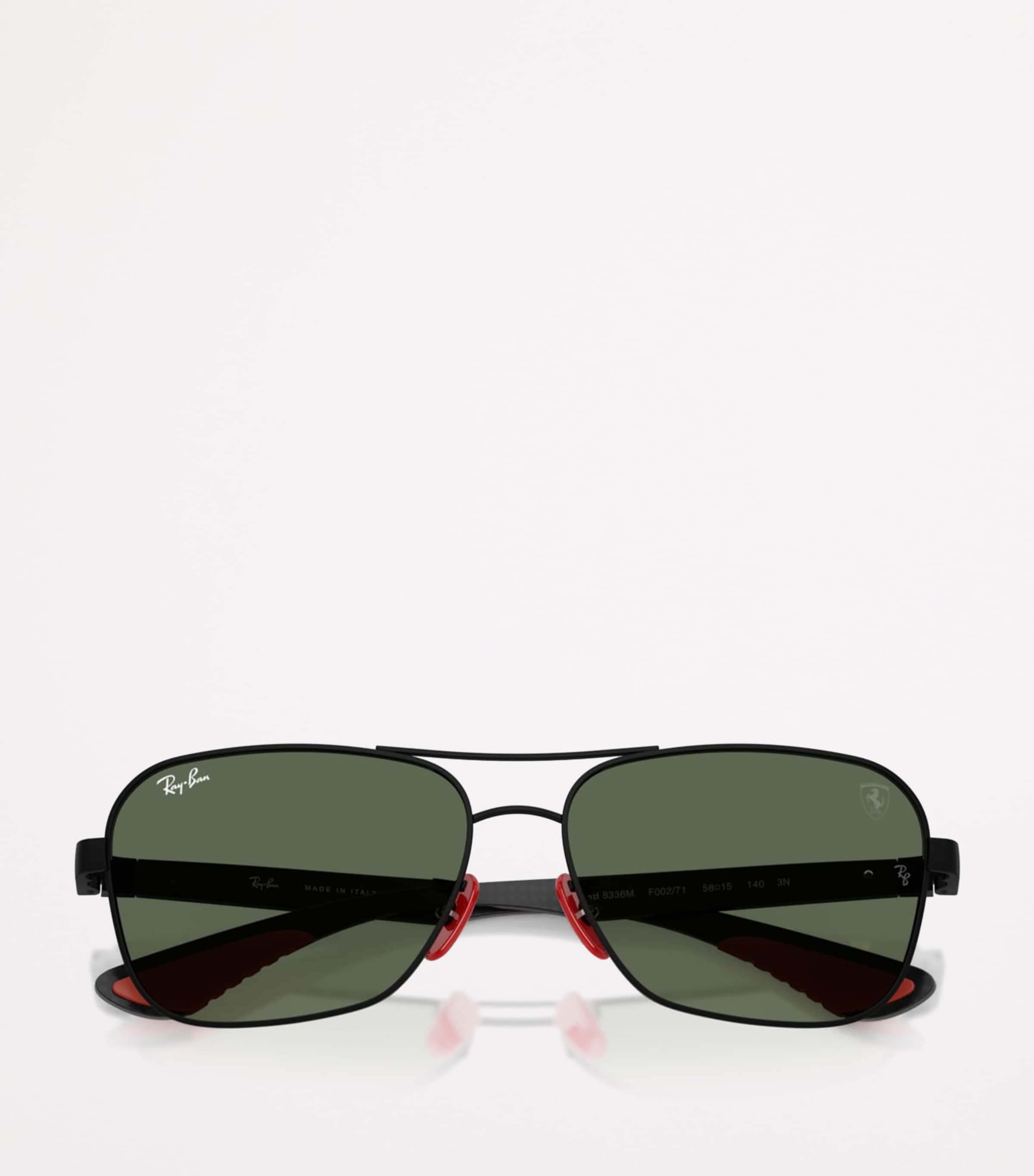 Ray-Ban x Scuderia Ferrari RB8336M square sunglasses, imported from the UK