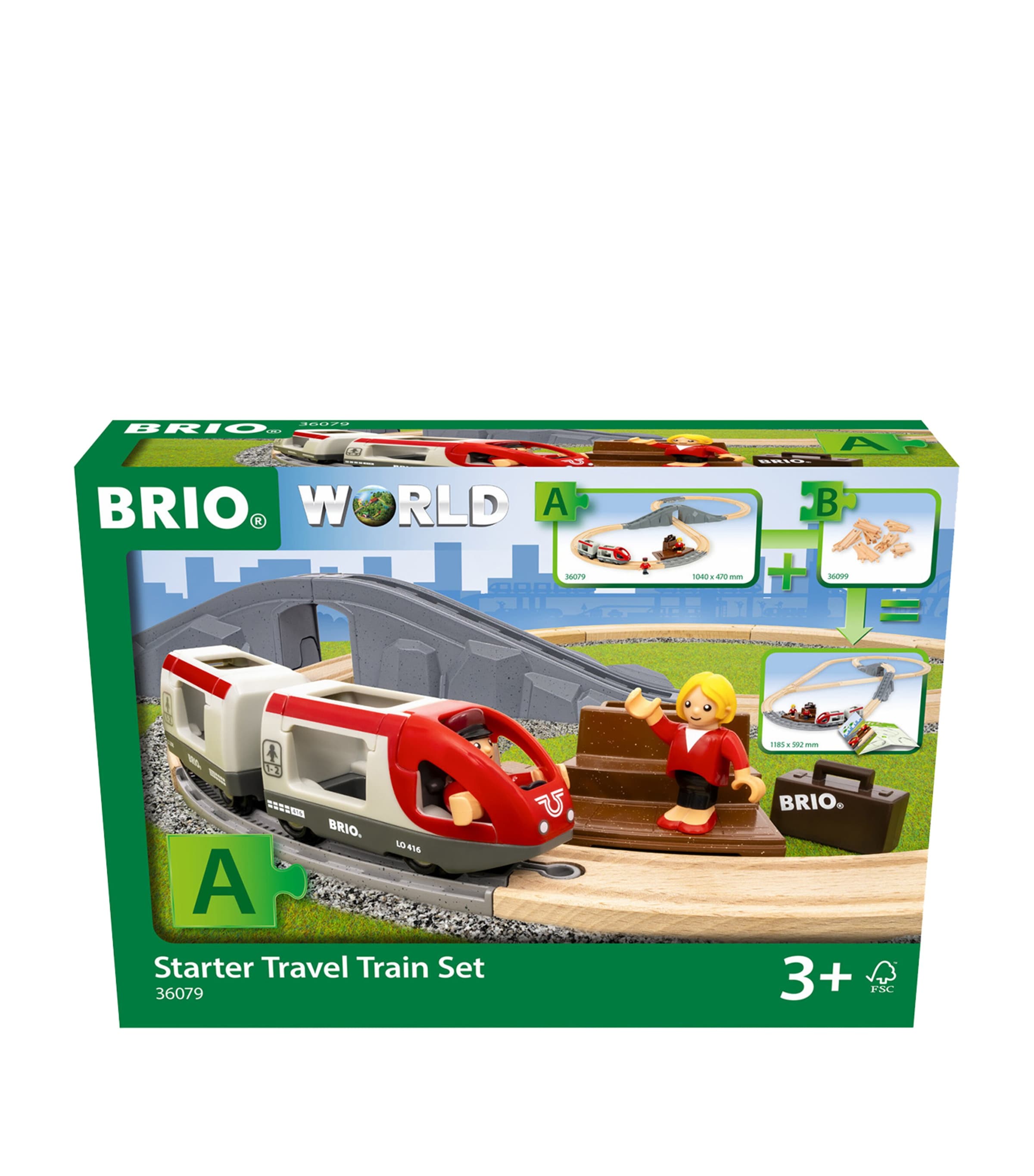 BRIO Starter Travel Train Set - British product