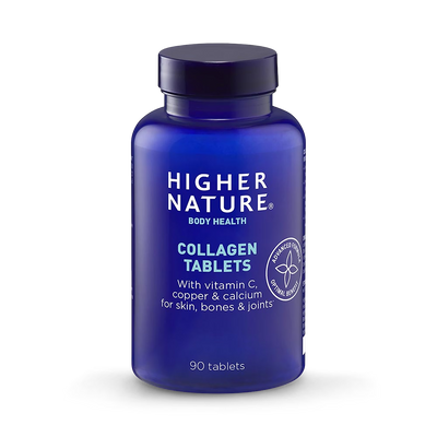 Holland & Barrett Higher Nature Collagen Tablets 6000mg with Vitamin C - 90 Tablets- Buy online at McGrocer