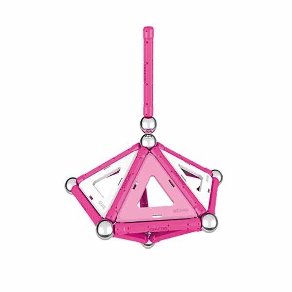 Geomag magnetic shapes pink 68 pieces, UK version