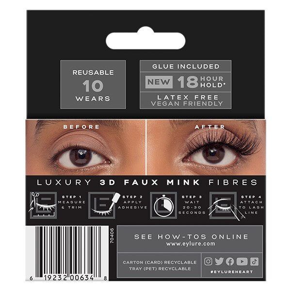 Eylure Luxe Faux Mink - Luxe Heart GOODS Superdrug   