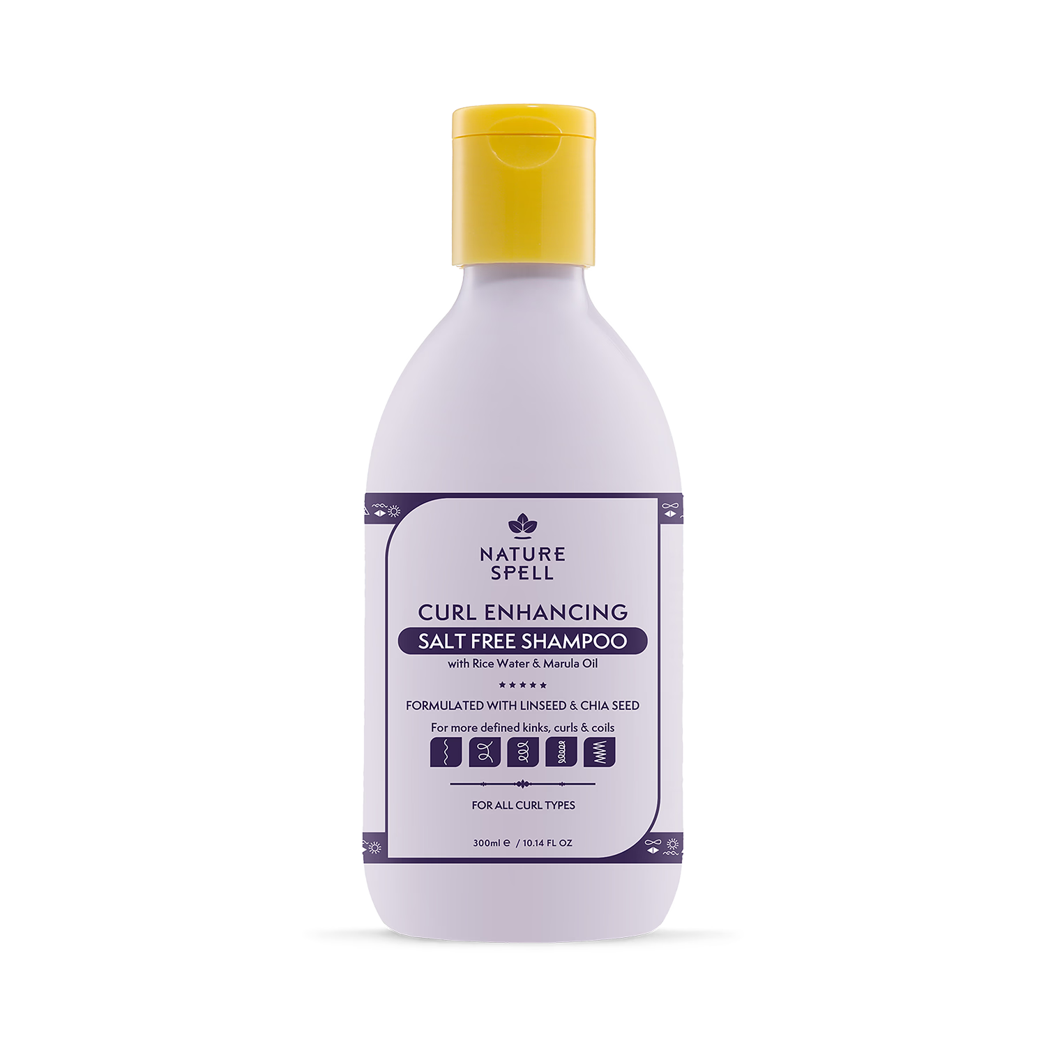 Nature Spell Curl Enhancing Salt Free Shampoo 300ml, UK version