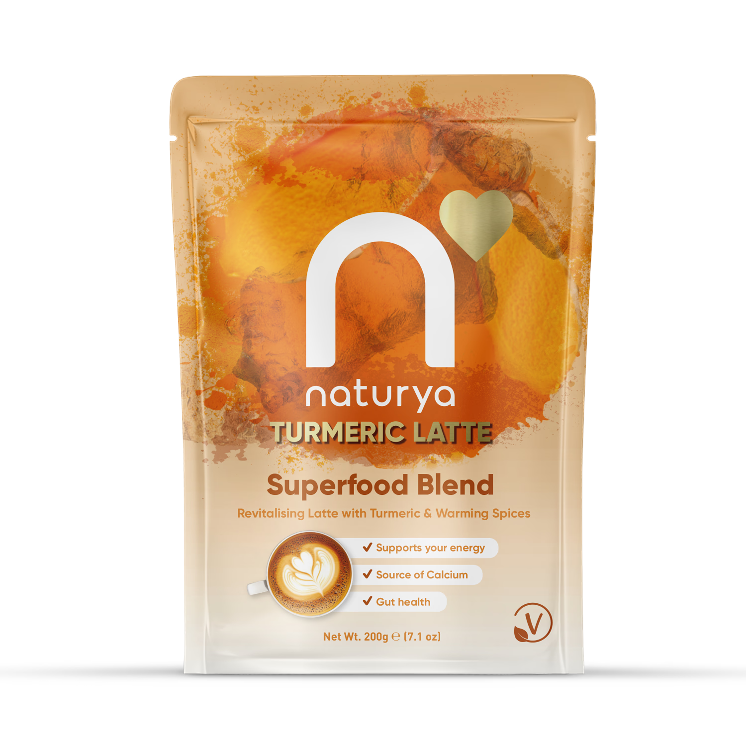 Naturya Turmeric Latte Superfood Blend 200g - British product