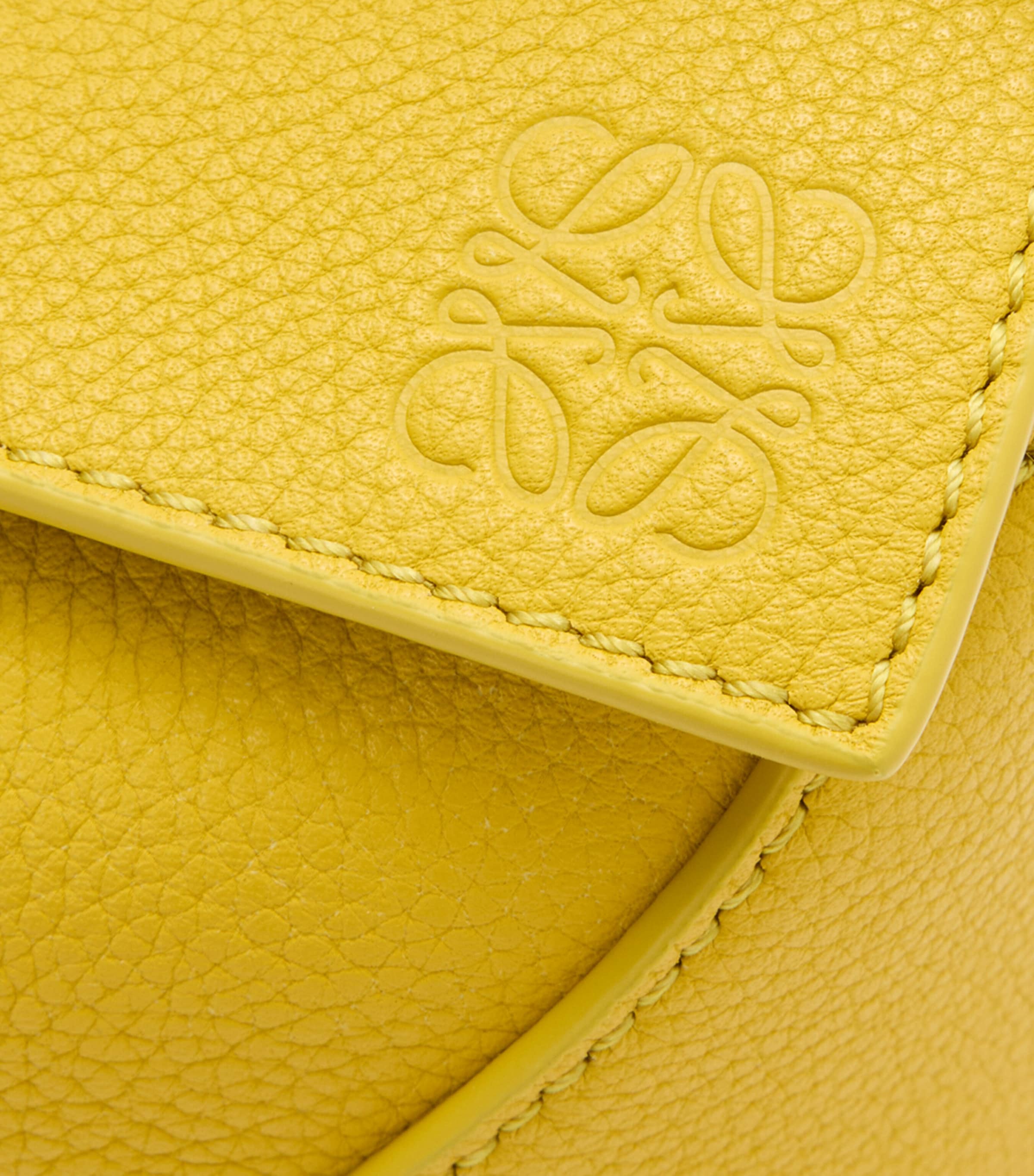 LOEWE Puzzle Edge top-handle bag in calfskin, imported from the UK