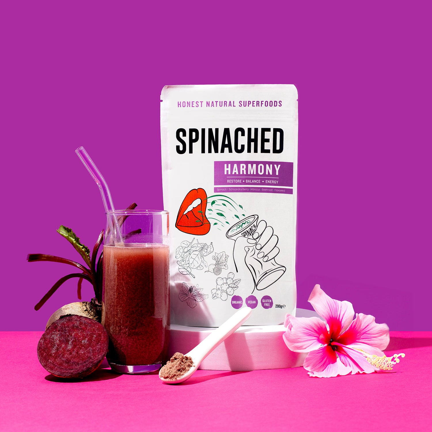 Spinached Harmony superfood powder 200g - British product