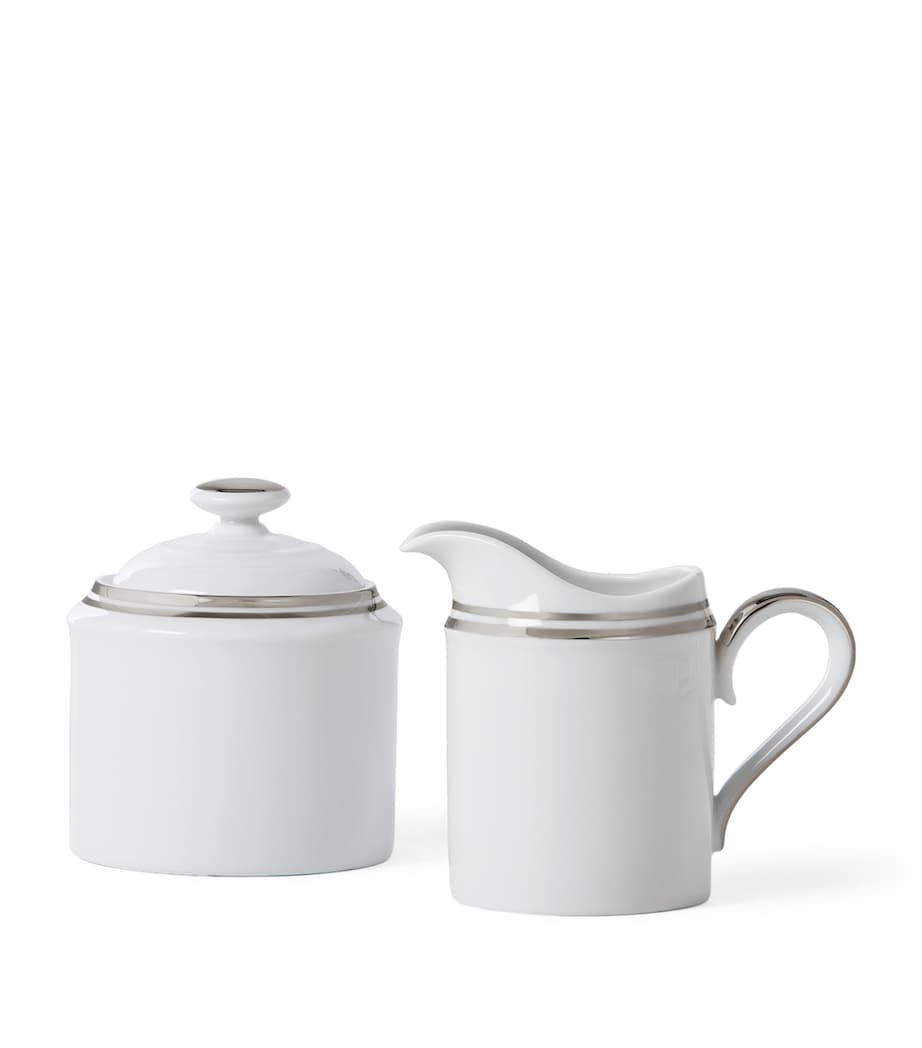 Ralph Lauren Home Wilshire creamer jug and sugar pot set, imported from the UK