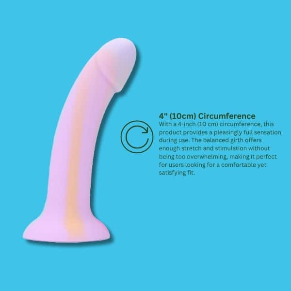Mina Taro silicone dildo with suction cup 6 inch (British brand)