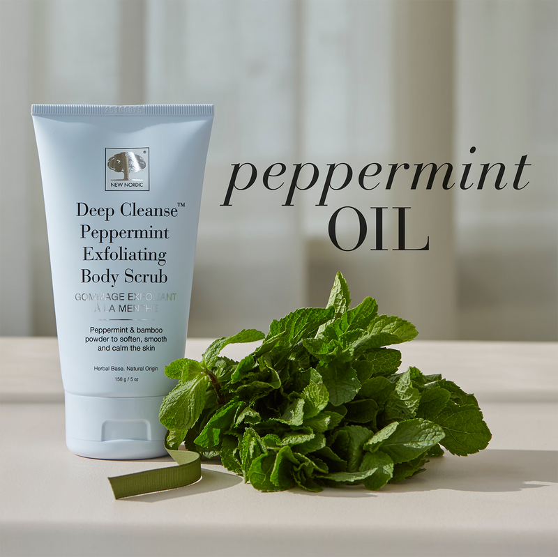 New Nordic peppermint exfoliating body scrub 150ml (British brand)