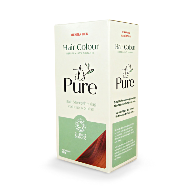 Its Pure Organic Herbal Hair Colour Henna Red 100g