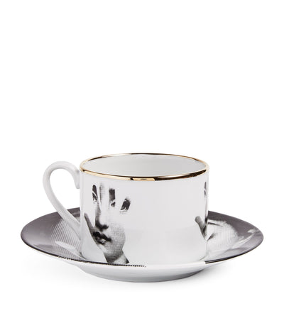 Harrods Fornasetti Tema e Variazioni No. 16 Designer Teacup- Buy online at McGrocer