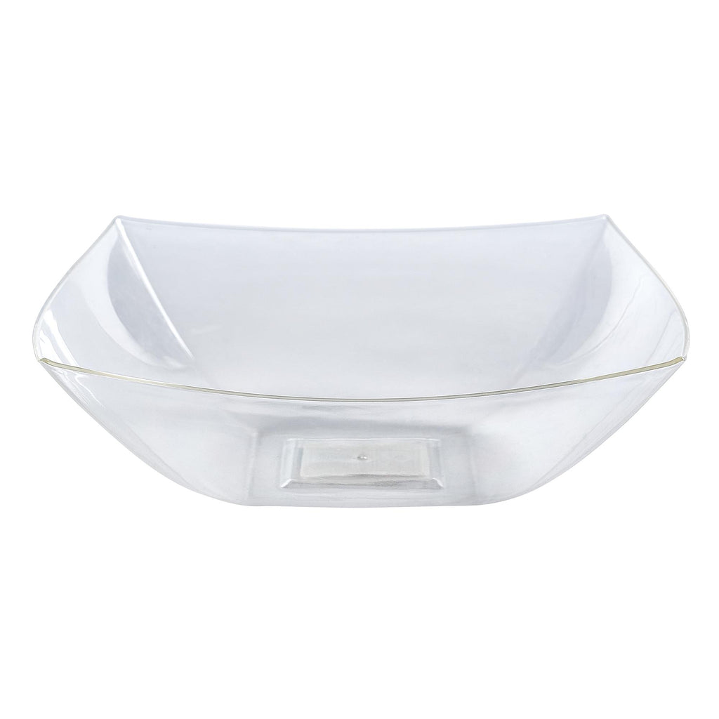 Sainsbury's Reuseable Square Bowl Clear Large