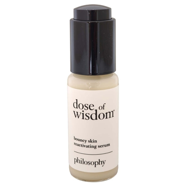 Philosophy Dose of Wisdom Bouncy Reactivating Serum 30ml, imported from the UK