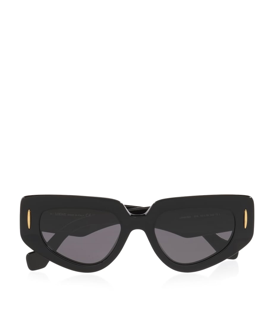 LOEWE angular rectangle sunglasses made in Italy, imported from the UK