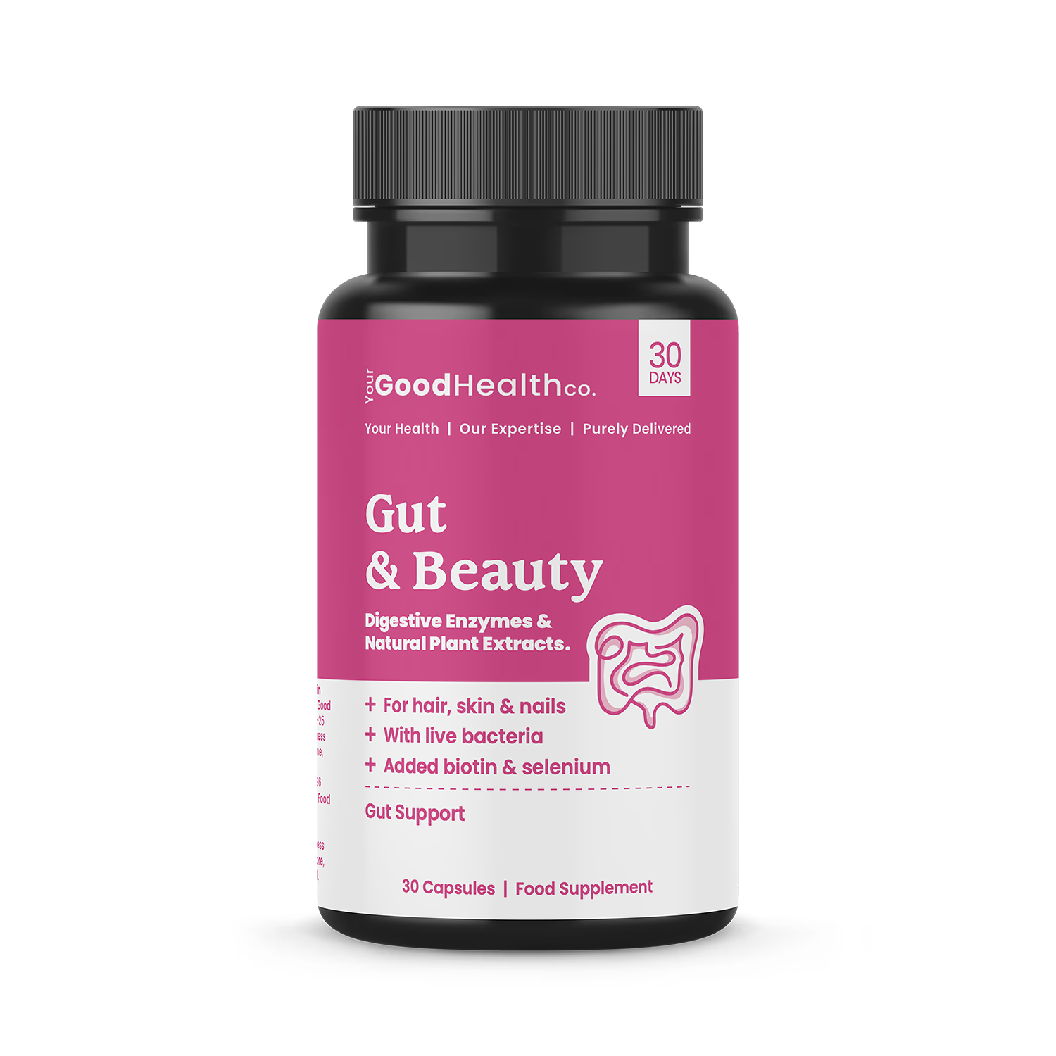 Your Good Health Co Gut and Beauty 60 capsules (British brand)