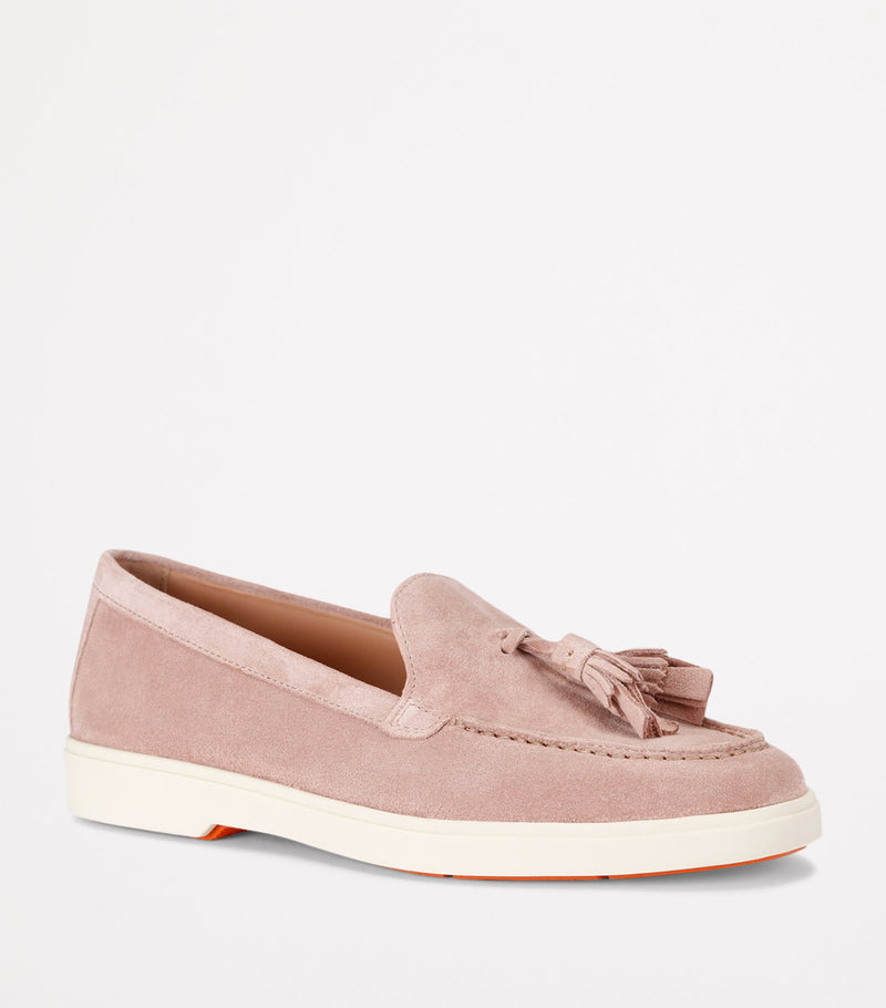 Santoni suede Feudal loafers (British brand)